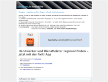 Tablet Screenshot of klempner.in